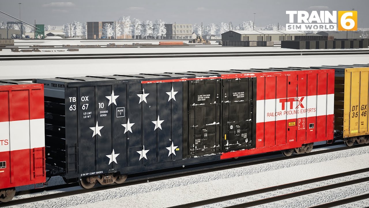 Don't miss out on this new TTX America 250 Years Boxcar livery available in TSW6 now 🇺🇸❤️