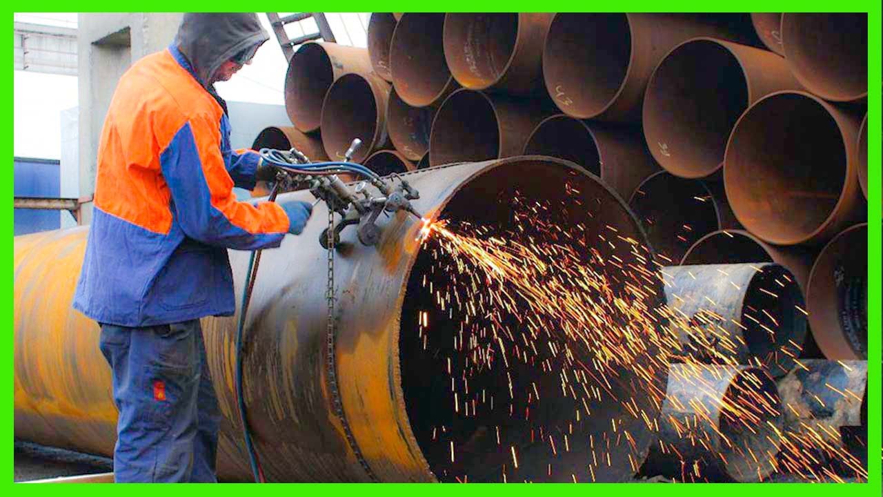 Marvel at the steel pipe manufacturing process - Amazing Modern Metal Processing Methods Technology