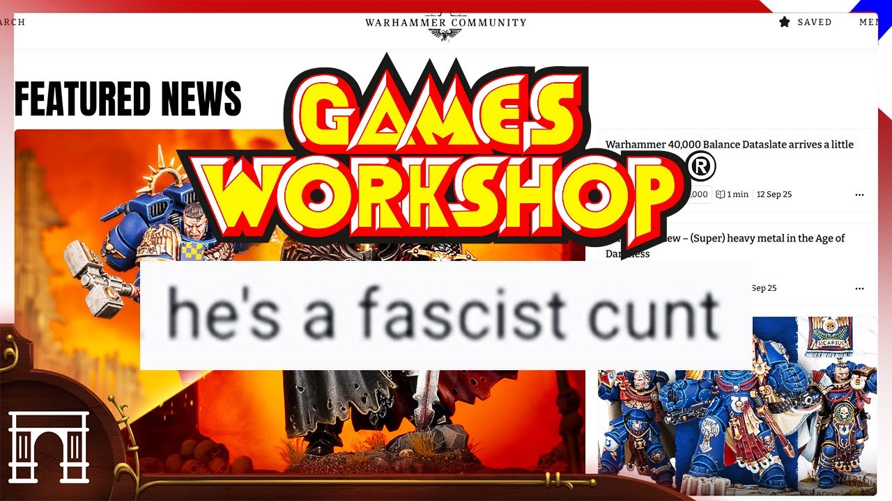 GW Warhammer Community Head Editor Cheers Death Of Charlie Kirk