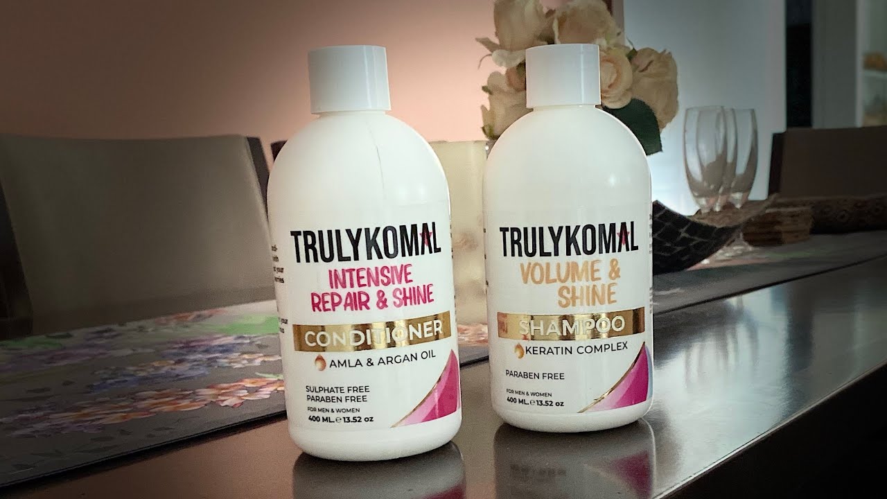 Truly Komal keratin shampoo and Conditioner Review