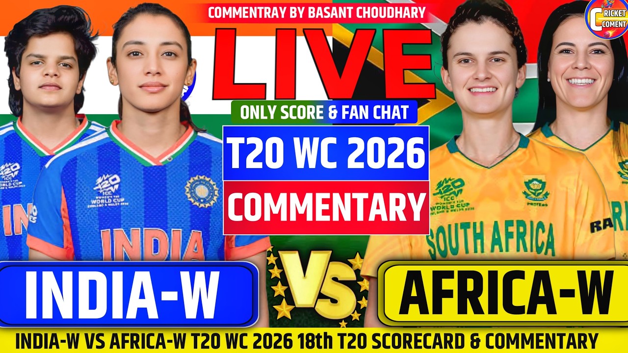 IND-W VS SA-A Scorecard Discussion | Live Hindi Audio Commentary & Analysis Match 18