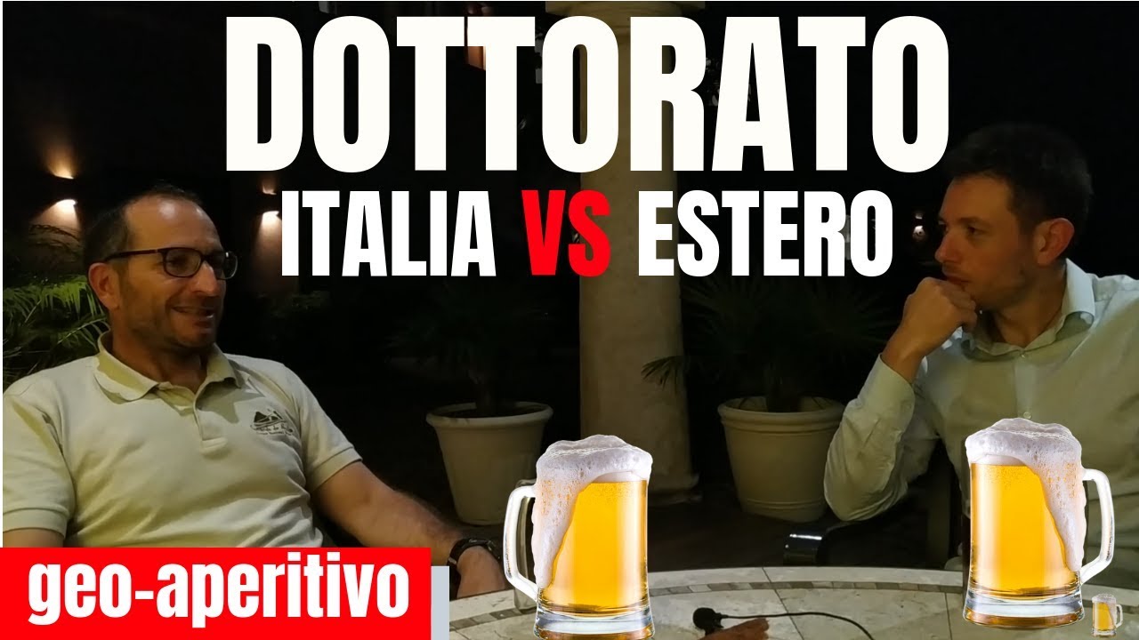 Dottorato in Italia VS Dottorato all'estero - GEO-APERITIVO