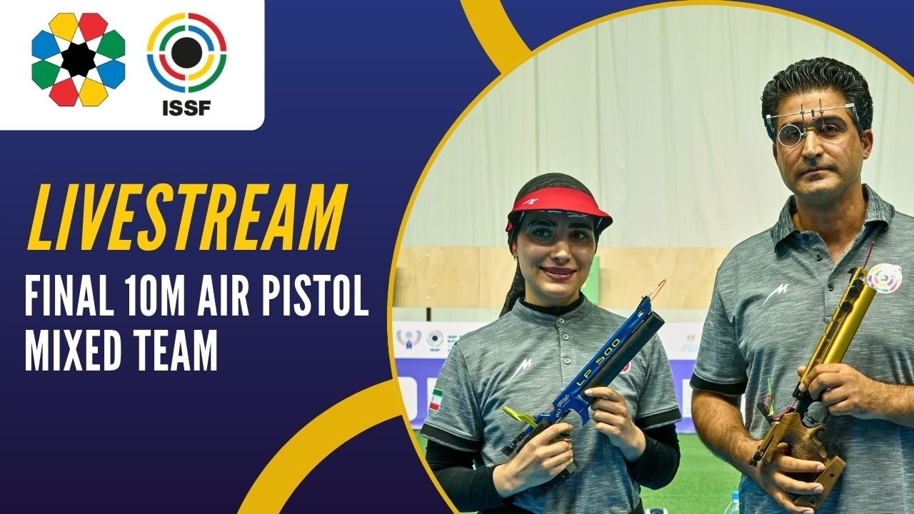 Livestream - Final 10m Air Pistol Mixed Team- ISSF World Cup Rifle/Pistol, Granada 2026