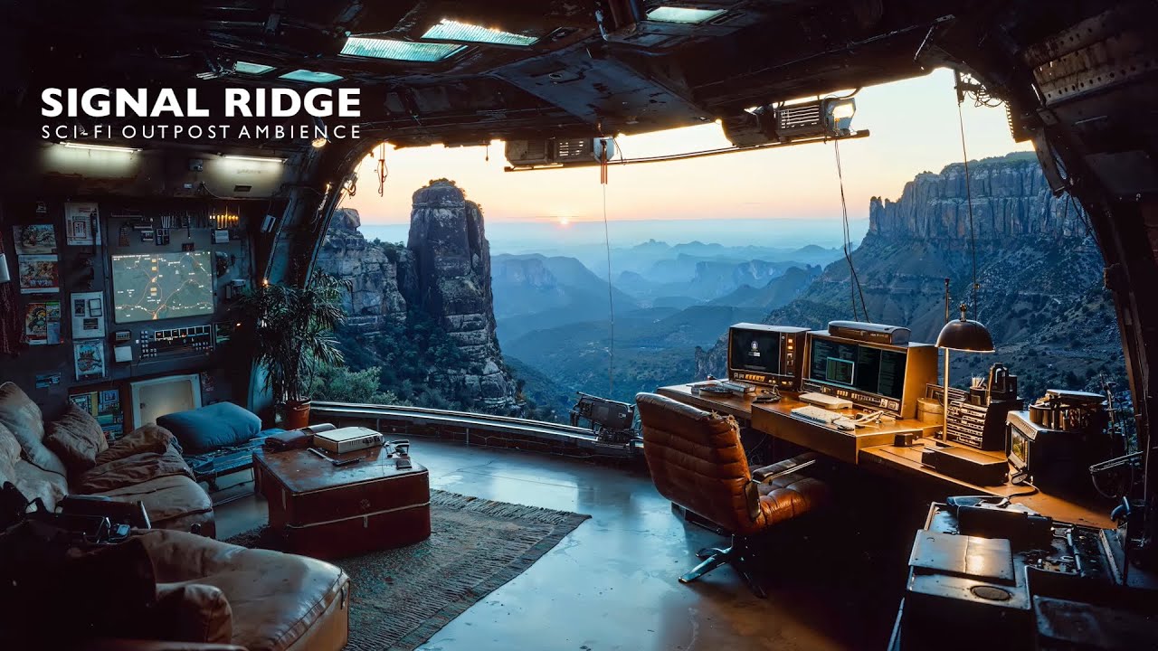 Echoes from Signal Ridge – Dark Sci-Fi Ambient Music [4K]