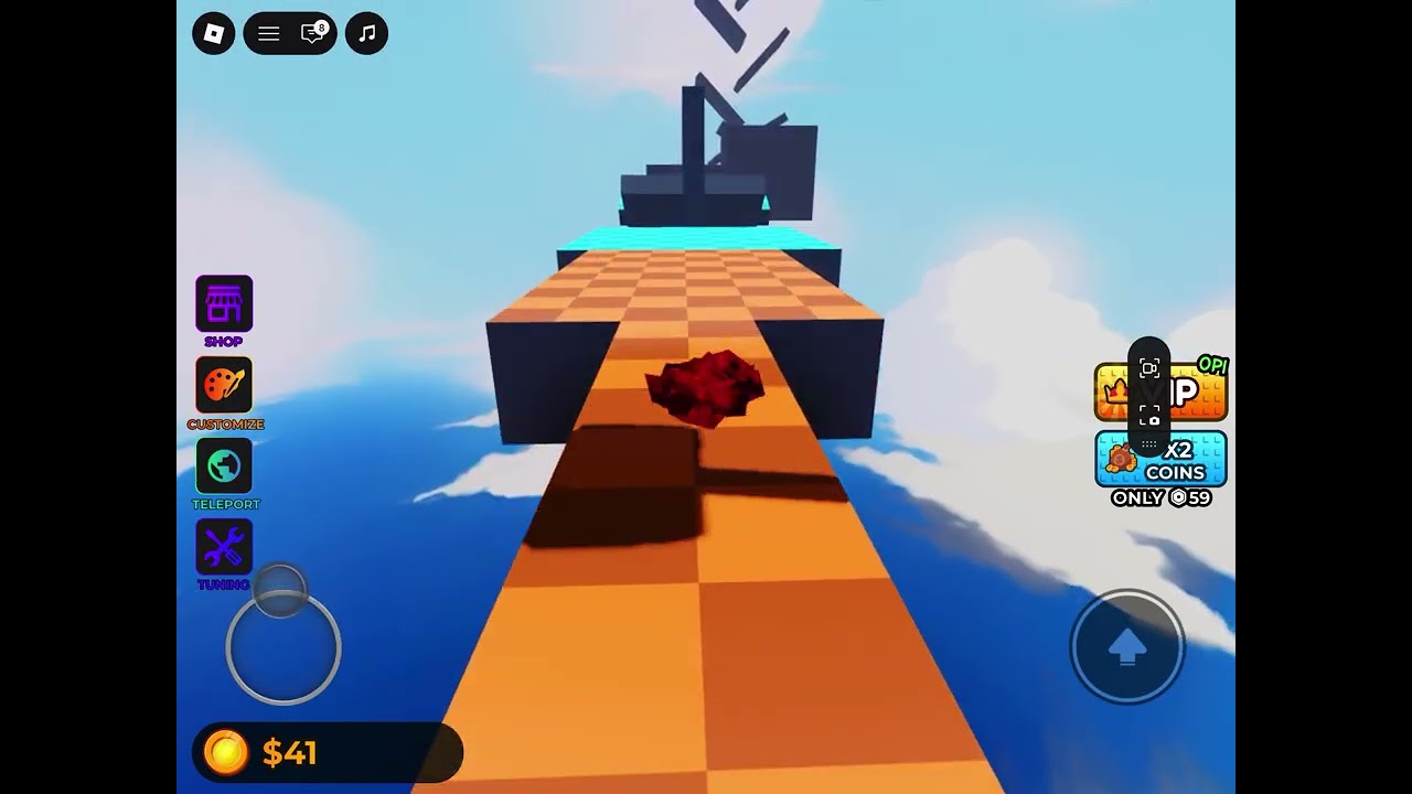 Trying to complete an obby but i keep falling