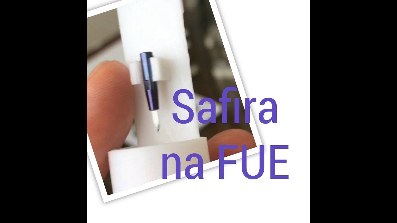 Lâmina de Safira no transplante capilar !!!