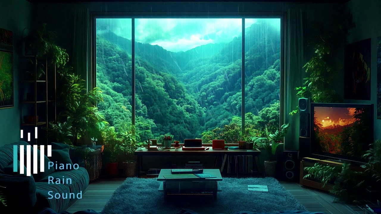 Listening to Rain, Listening to Yourself | 3 Hours of Comforting Piano and Gentle Rain