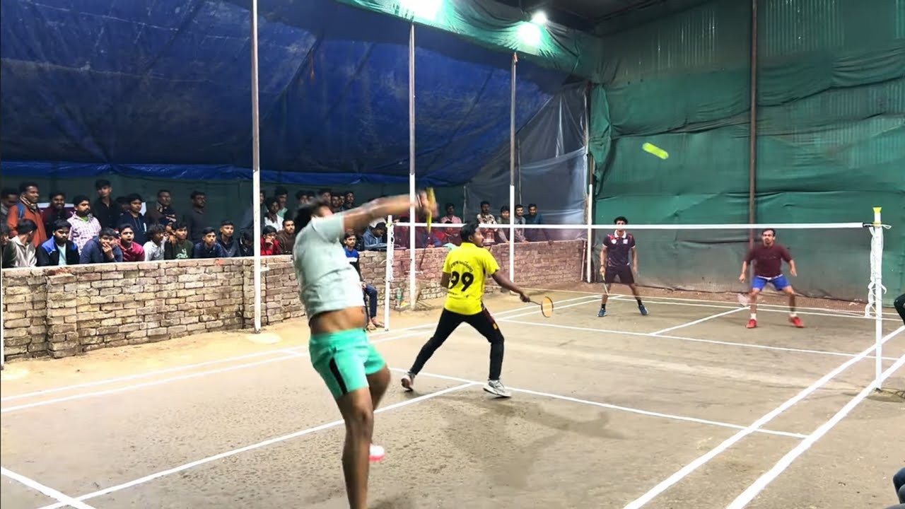 Outdoor Badminton Tournament TAMAL VS ADI 1ST SET #badmintonhighlights #badminton #badmintonlovers 