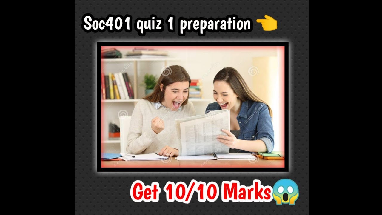Soc 401 Quiz 1 preparation | Chapter wise mcqs | Lesson 1 to 7.