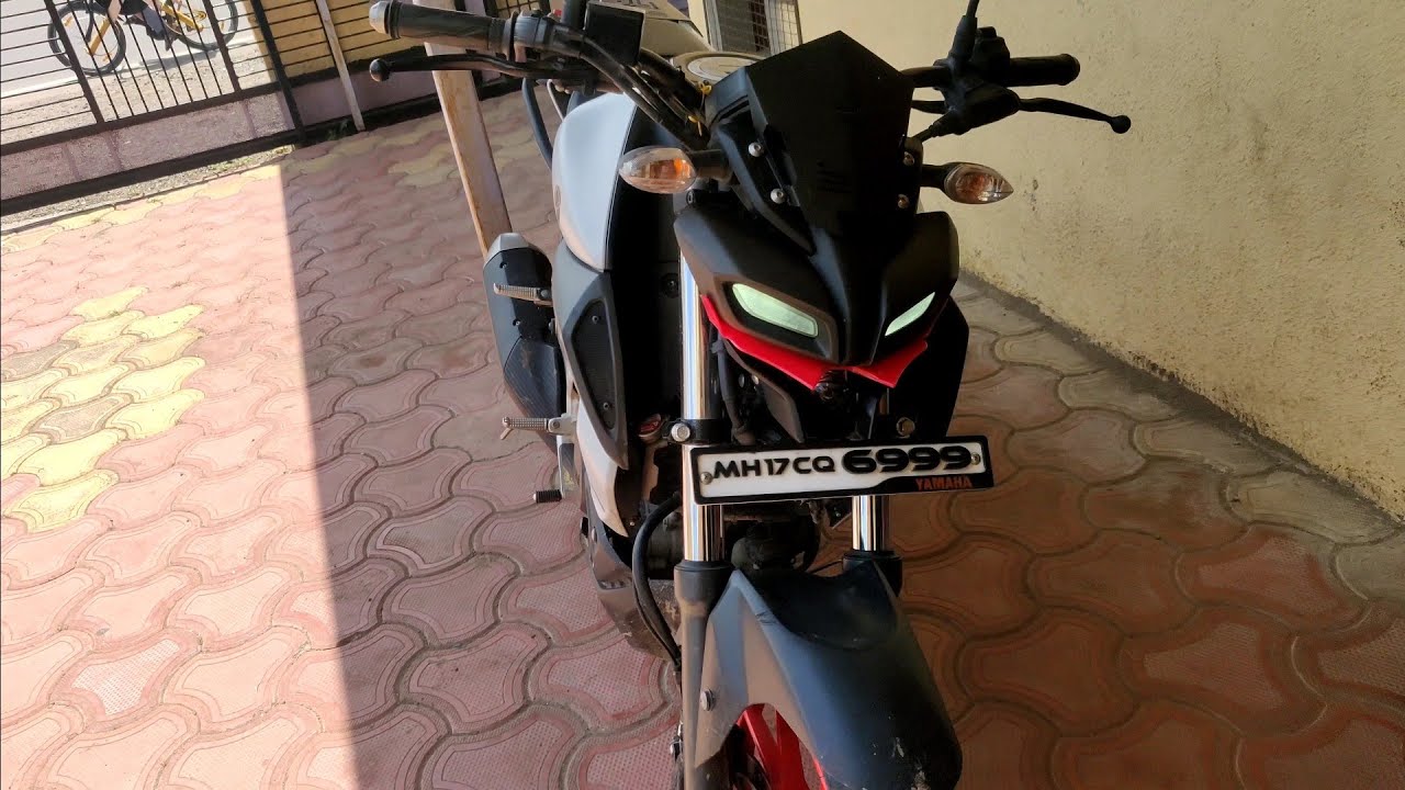Yamaha Mt-15 accessories installation. Windshield and winglet ||Full video||#mt #mt15 #mt15modified