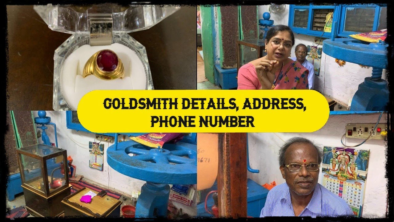 కంసాలి (Goldsmith) వివరాలు , అడ్రస్, ఫోన్ నంబర్, ధర్మకాంటా, నక్షీ,, టెంపుల్  జువెలరీ ముద్రలు details