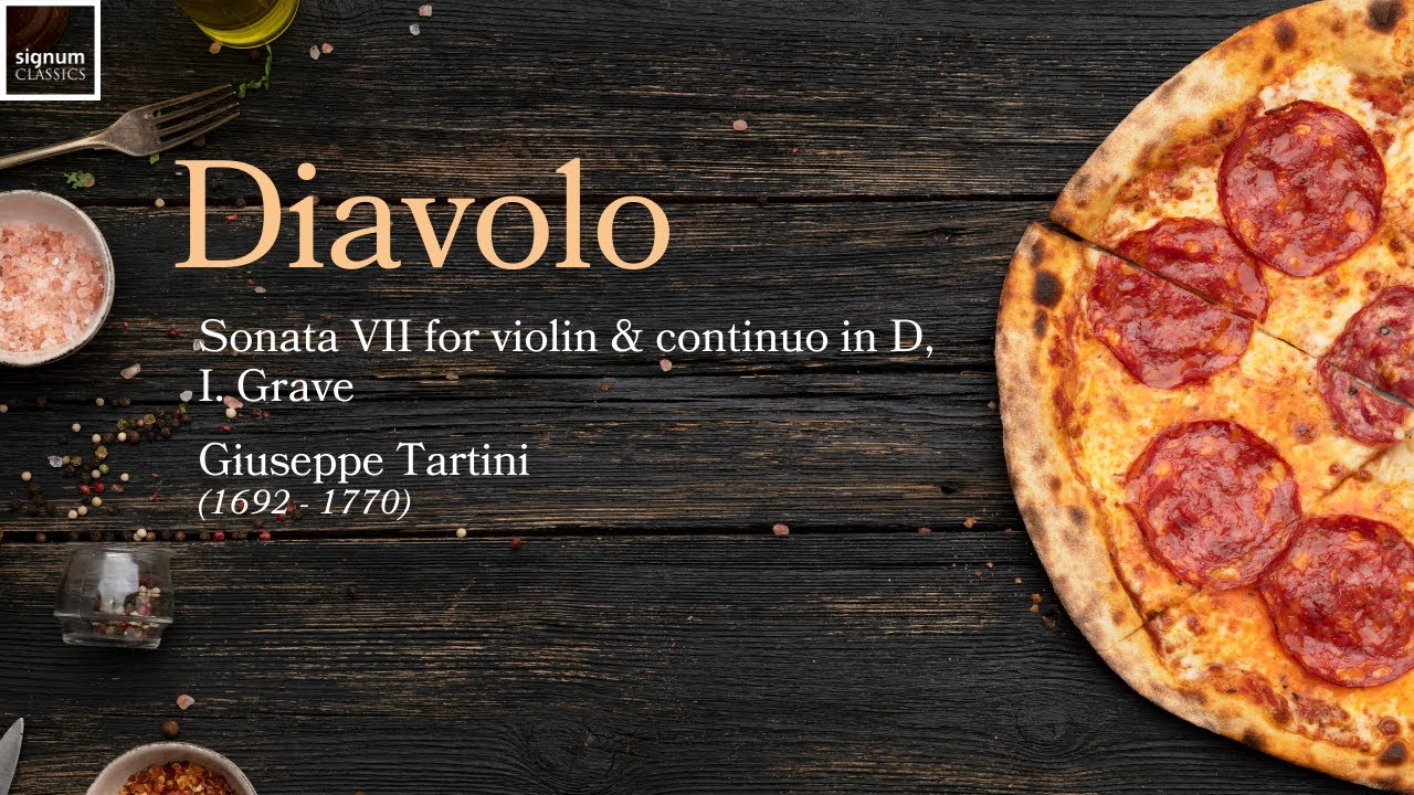 TARTINI: Violin Sonata in D Major: I. Grave - 12 Sonatas & a Pastorale, Op. 1 No. 7 (1734) #baroque
