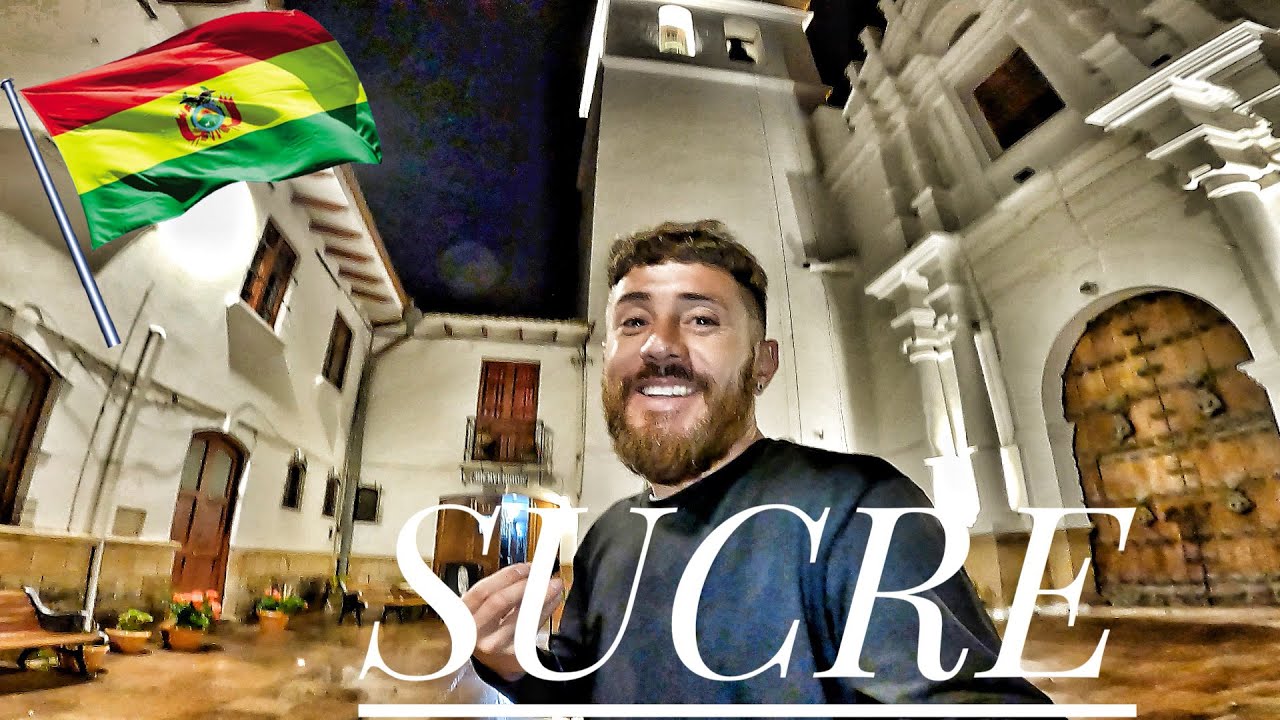 SUCRE NOCTURNO 😎  ► Visito VARIOS Lugares En LA CIUDAD BLANCA de Bolivia 🌃