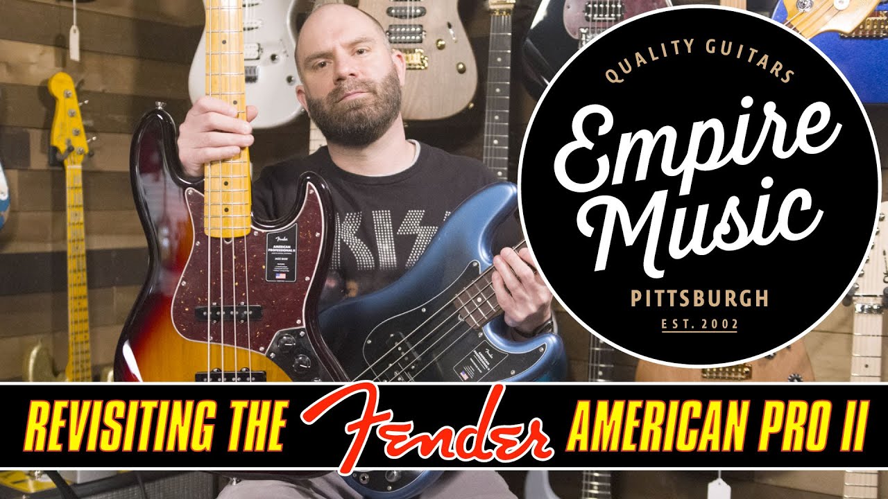 Возвращаясь к бас-гитарам Fender American Professional II — EMPIRE MUSIC