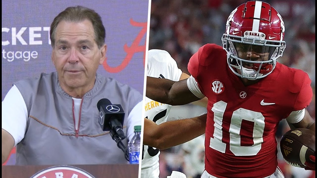 Nick Saban gives injury update on JoJo Earle, Jordan Battle, Byron Young | #alabamafootball