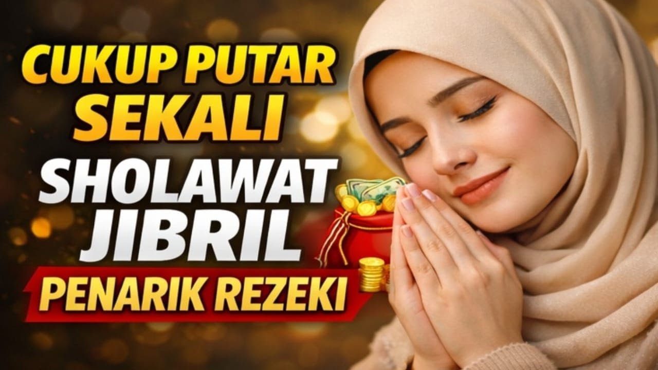 Menjelang Maghrib Hati Lebih Tenang | Sholawat Jibril Pelunas Hutang Dan Penarik Rezeki Mustajab