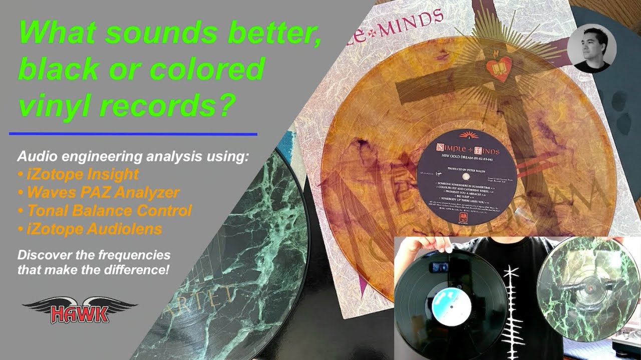 Audio Engineering Analysis of Black vs Colored Vinyl Record Sound Quality