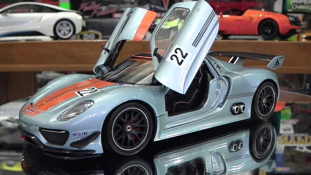Revisión 1:24 / Porsche 918 Spyder & Porsche 918 RSR, de Welly
