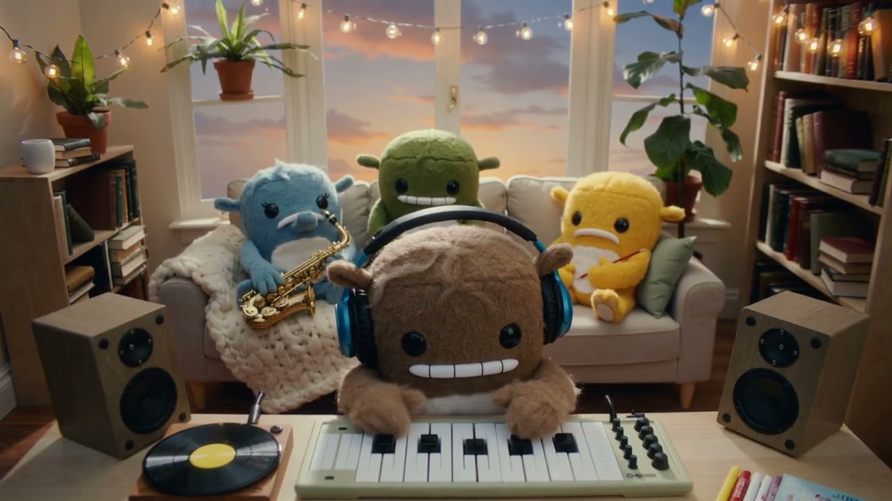Fuggler Relaxing Lofi Room – Cozy Plush Ambience for Sleep & Study