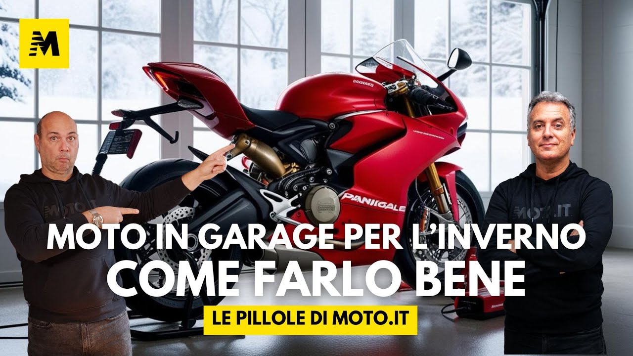 Come mettere via la moto d'inverno? 5 consigli per farlo bene