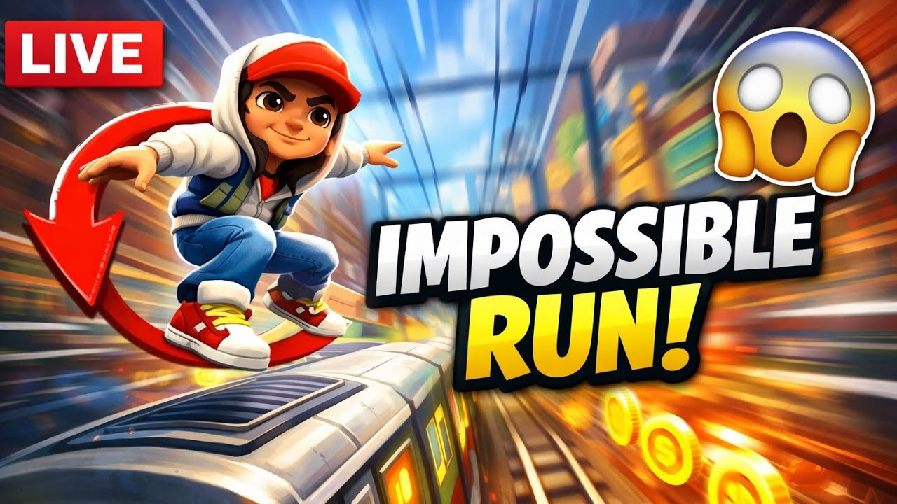🔴 LIVE | Subway Surfers Impossible Run 😈 | Kitna Door Jaunga?