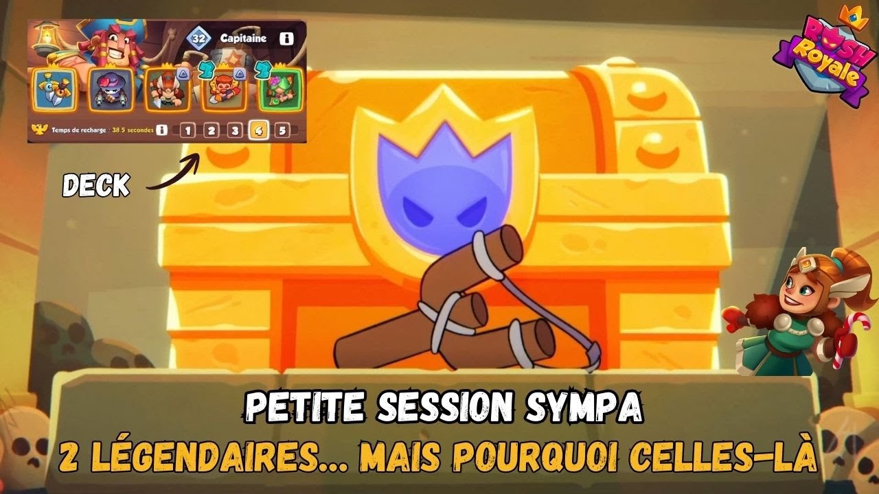 Rush Royale | Petite session sympa 😄 On débloque 2 légendaires du pass !