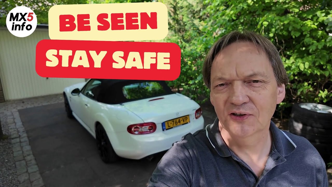 Дневные ходовые огни на Mazda, в данном случае на MX-5 NC Miata