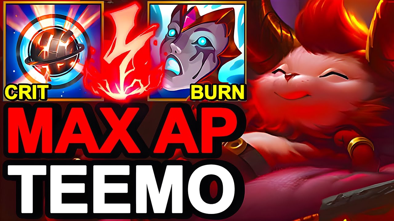 Wild Rift China Teemo Jungle - MAX BURN Teemo Build Runes - Liandry's Torment Best Burn Item
