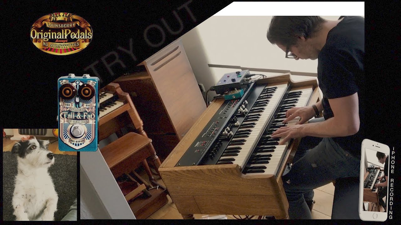 Trying out Tall & Fat (Lounsberry Pedals) on a Crumar Mojo and Leslie 122 (Lounsberry Pedals)