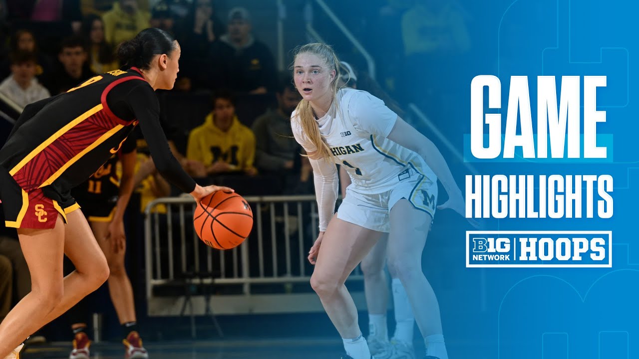 USC at Michigan | HIGHLIGHTS | Big Ten Women's Basketball | 01/25/2026