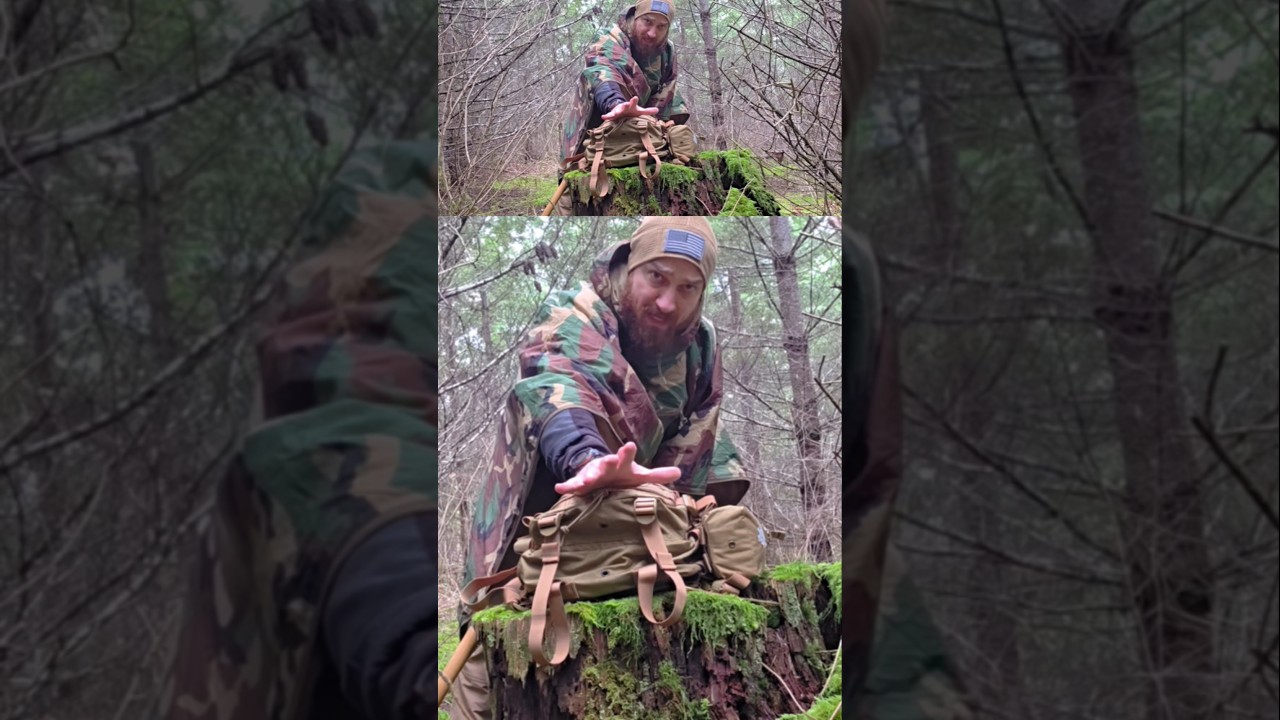 Helikon-Tex Swagman Roll Poncho and Raccoon Mk2 Backpack! #survival #helikontex #foraging