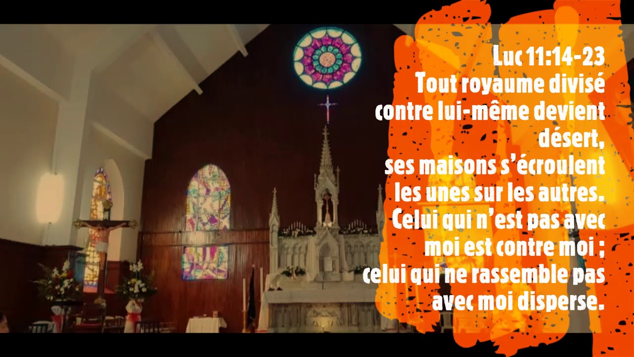 Meditation 11 Mars 2021 par le diacre Patrick Polydor Luc 11:14-23