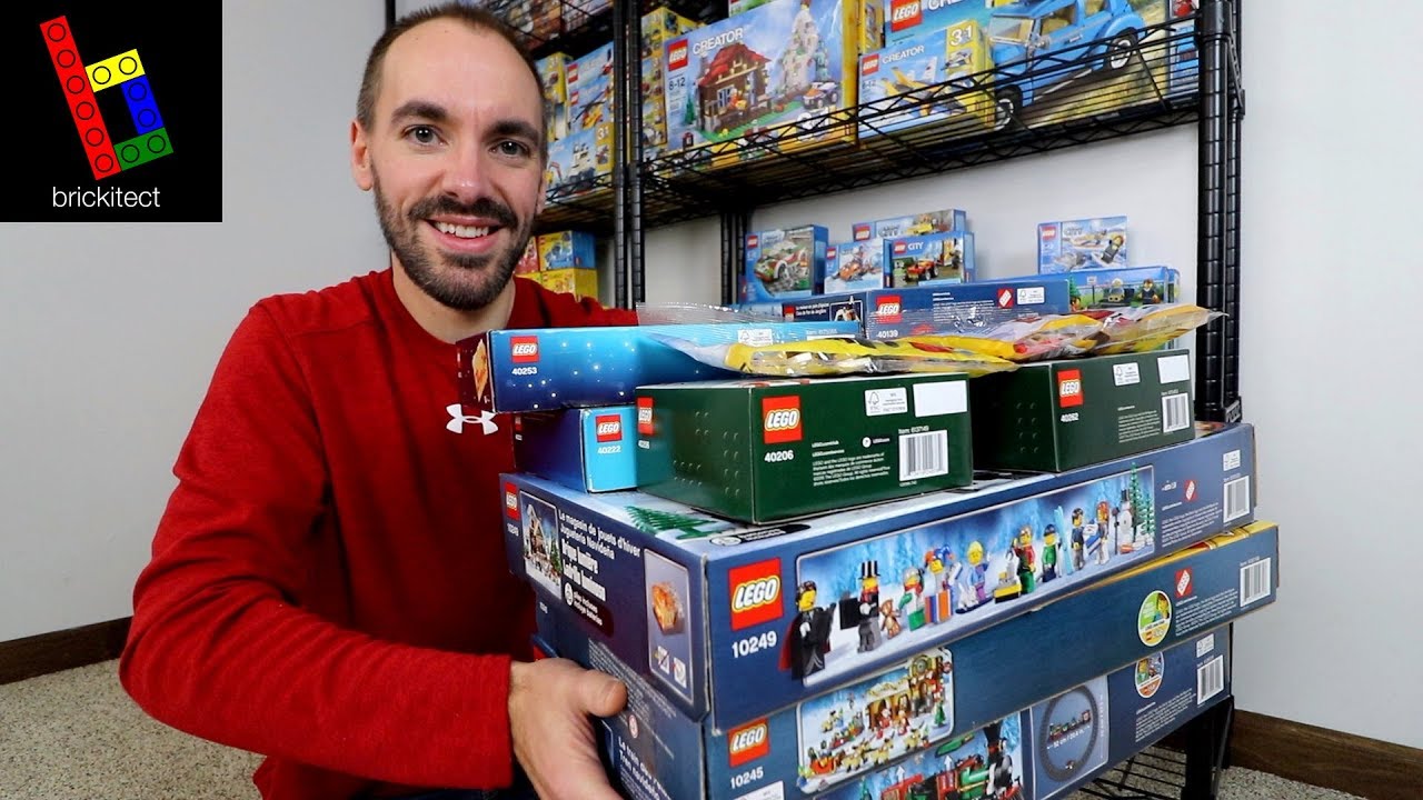 MY LEGO CHRISTMAS SETS & SURPRISE BUILD!