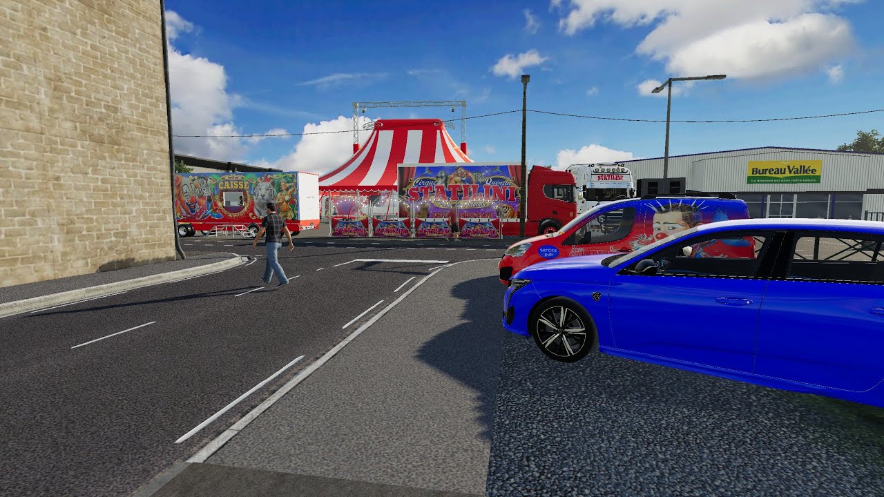 { Cirque FS19 } On commence a faire de la pub pour le Cirque Statilini