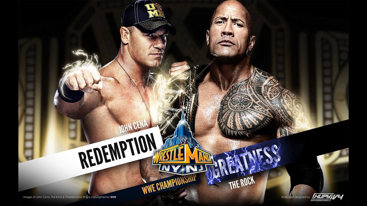 John Cena vs The Rock Wrestlemania 29 - FINAL 30 Years Of Wrestlemania - WWE 2K14