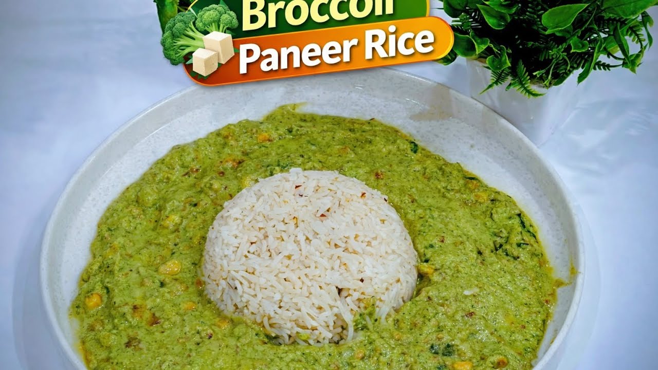 Paneer Broccoli Rice — 10 Minute Healthy Meal