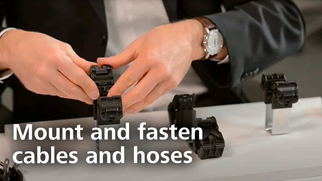 Ratchet P-Clamp: how to mount and clamp cables and hoses
