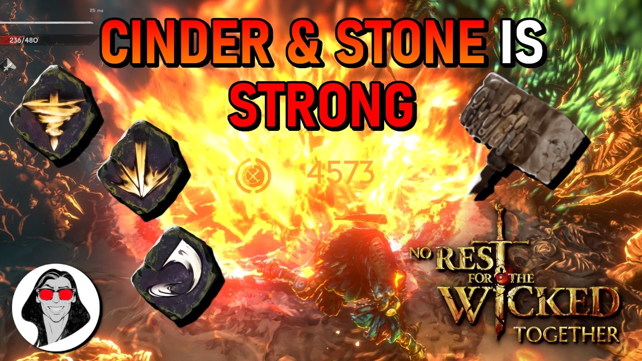 Cinder & Stone is STRONG | Complete Weapon + Melee Build Guide | No Rest for the Wicked