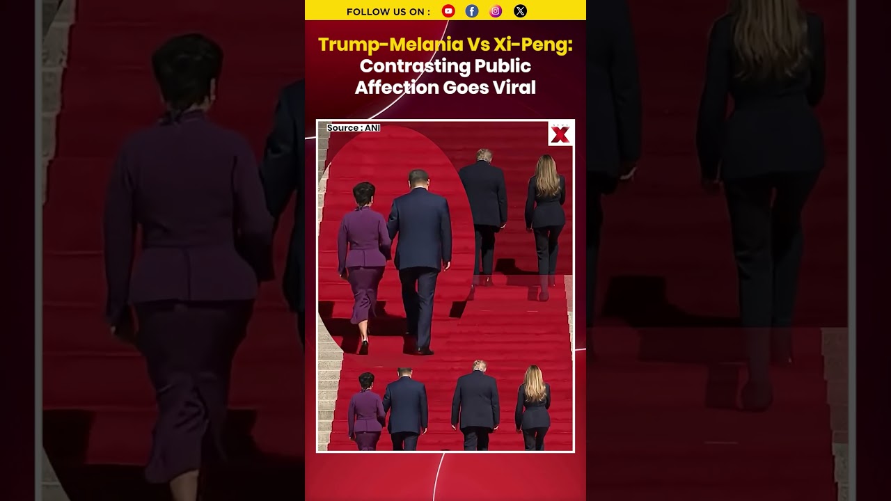 Trump-Melania Vs Xi-Peng Contrasting Public Affection Goes Viral .