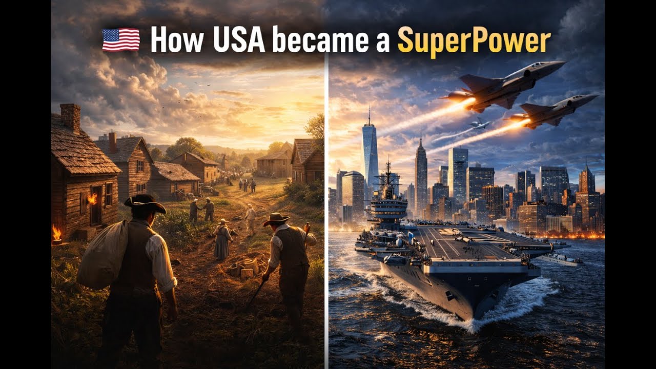 How the United States Was Born and Rose to Become a Superpower