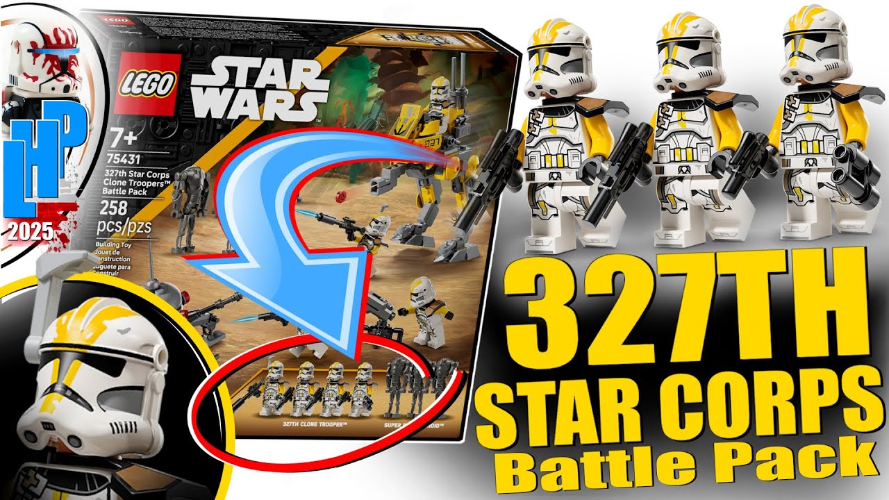 LEGO Star Wars 75431 Klony 327 KORPUS Battle Pack RECENZJA (2025)