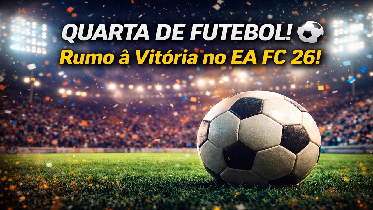 🔴QUARTA DE FUTEBOL! ⚽ Rumo à Vitória no EA FC 26!