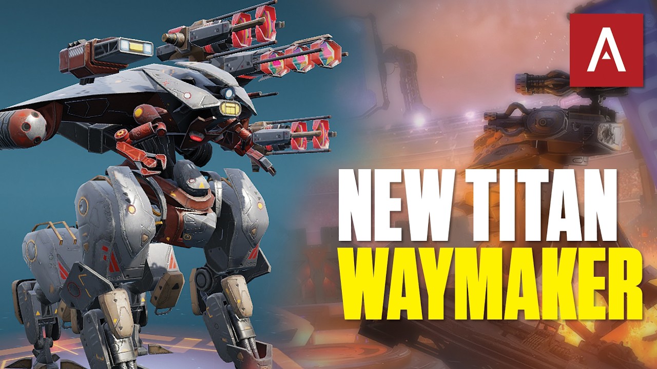War Robots - New Titan Waymaker The Ultimate Sniper Titan