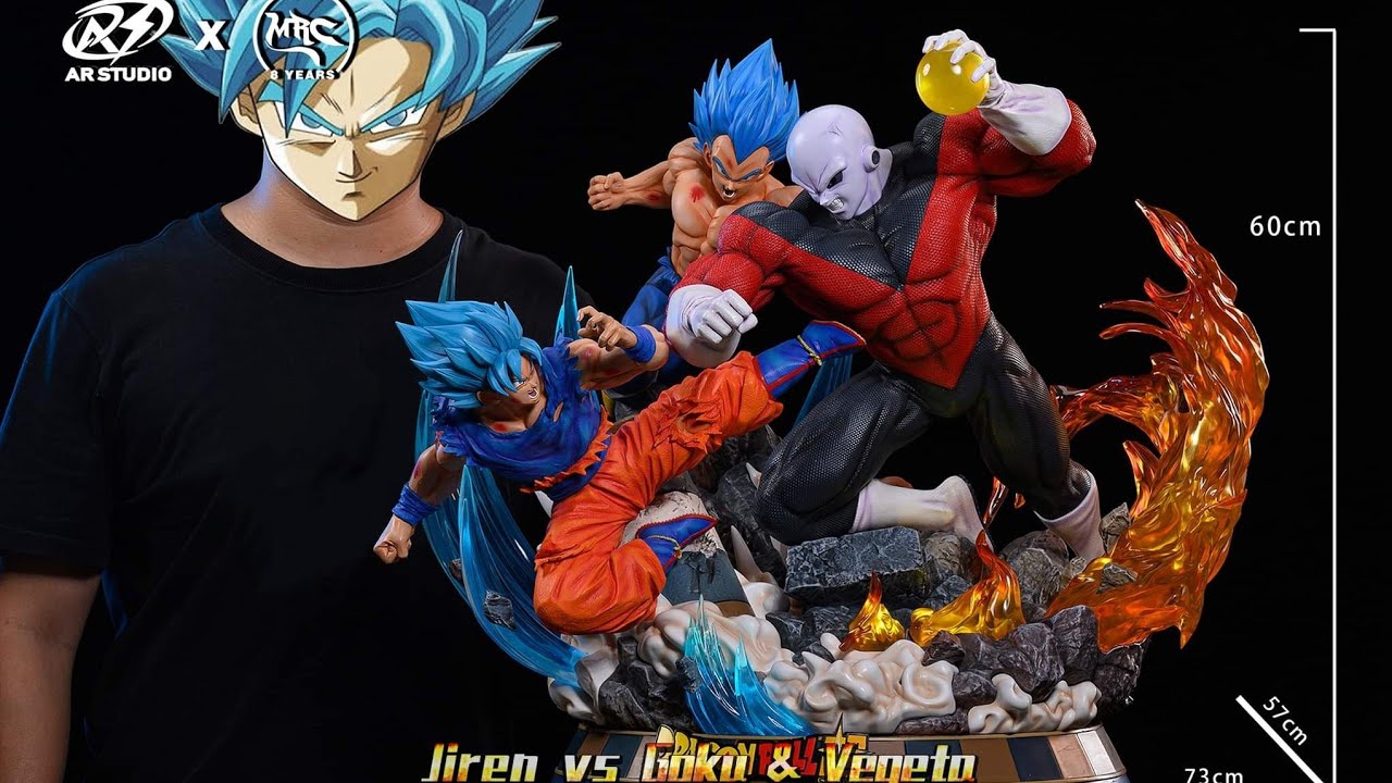 MRC Goku/Vegeta vs Jiren 1/4 Statue Prototype Unboxing and Review