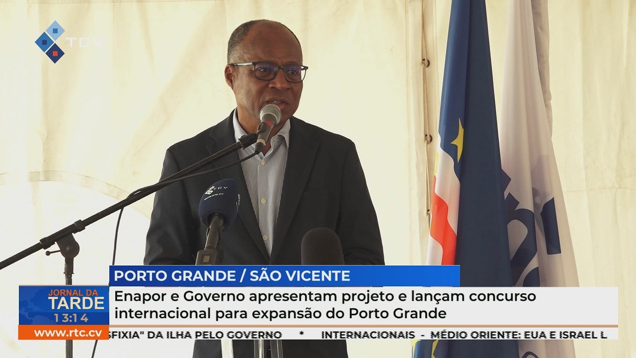 Enapor e Governo apresentam projeto e lançam concurso internacional para expansão do Porto Grande