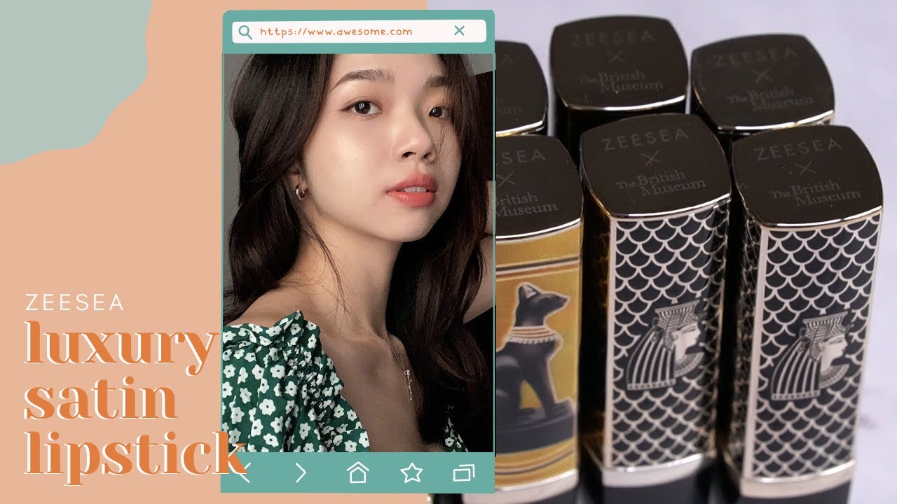 Swatch & Review Son NỘI ĐỊA TRUNG CHỈ 135K ZEESEA LUXURY SATIN LIPSTICK | Trang
