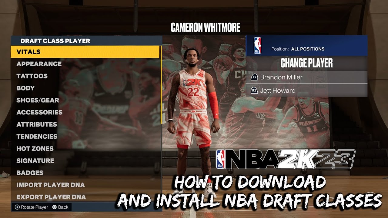 NBA 2K23 - How to Download BEST DRAFT CLASSES 2023 - 2028