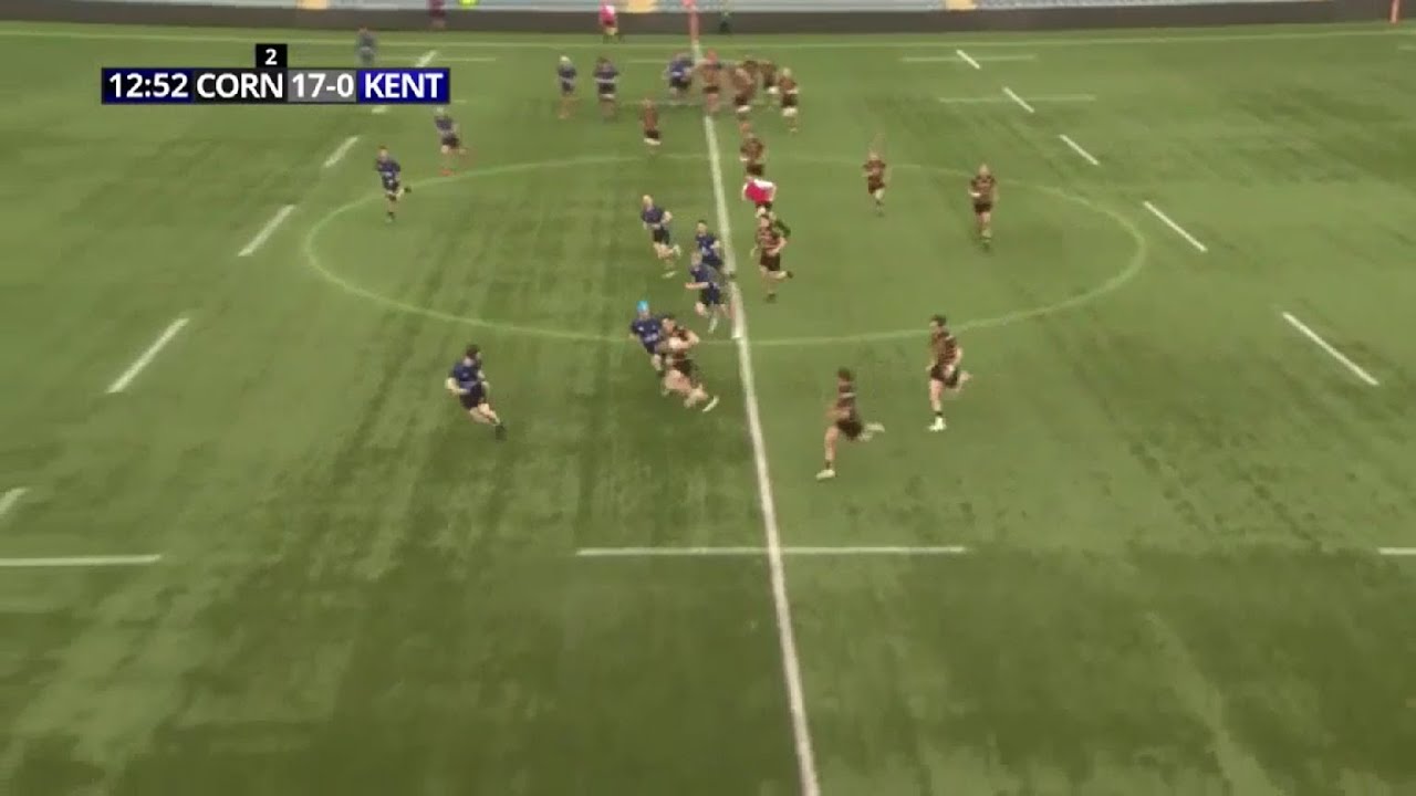 Cornwall  - Kent rugby 22minutes highlights | 2022 Jason Leonard U20 Division 1 Final