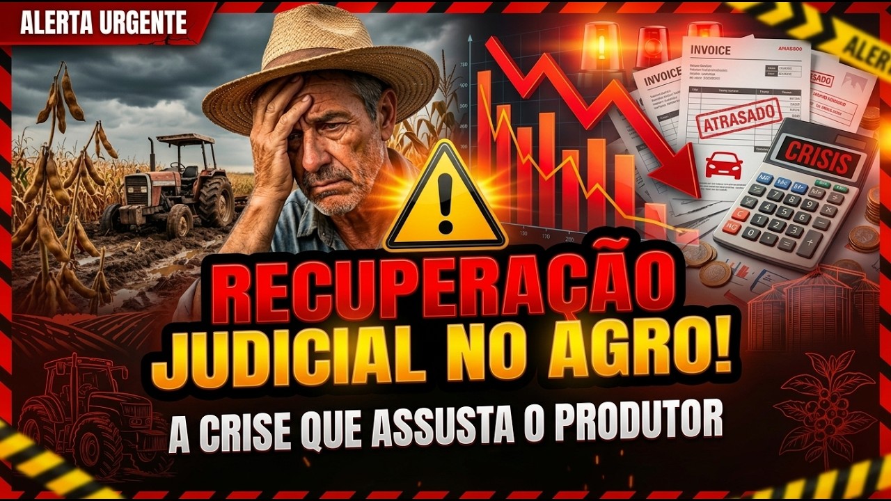 Recuperação Judicial no Agro! A crise que assusta o produtor
