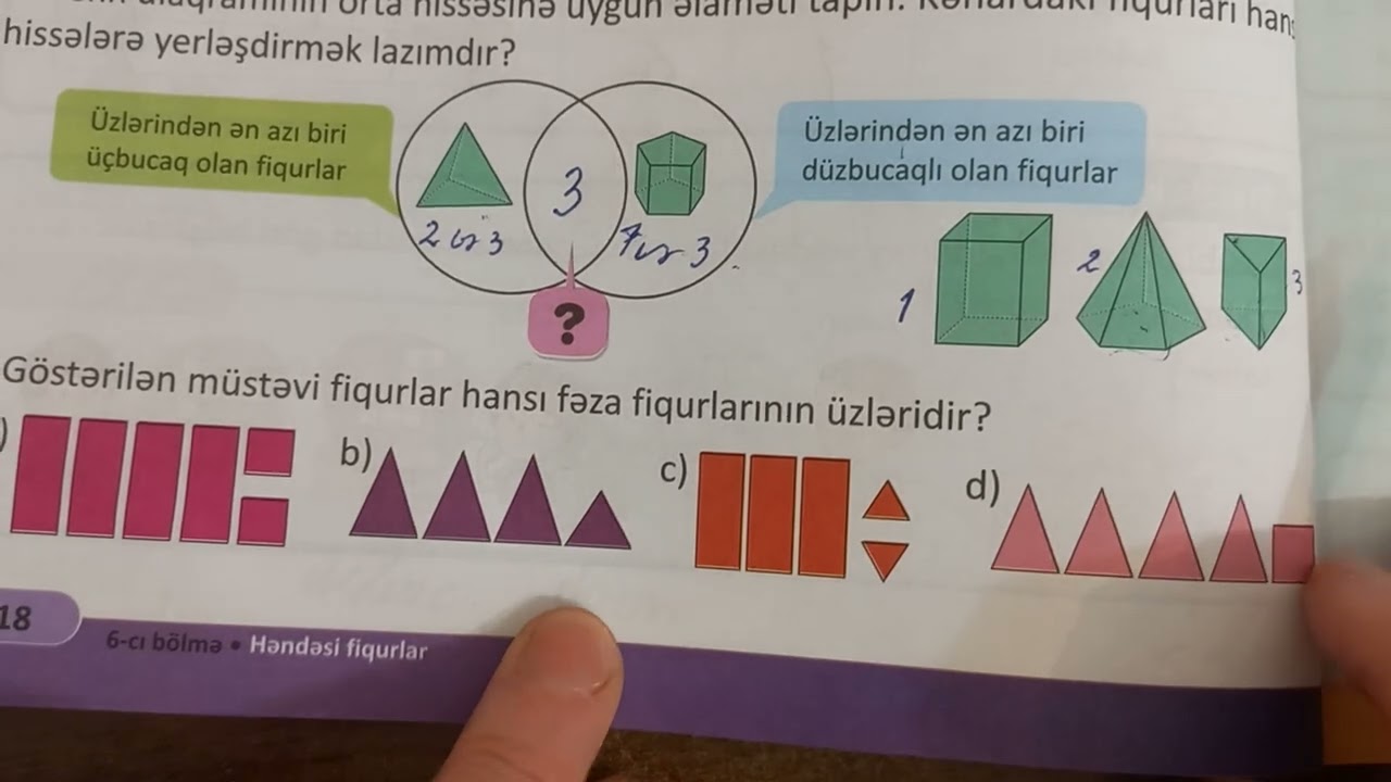 Riyaziyyat 3-cü sinif, 2-ci hissə, səh 18